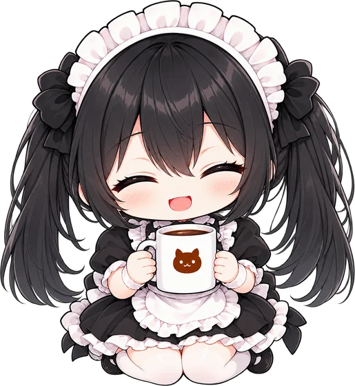 お茶を用意するミオ